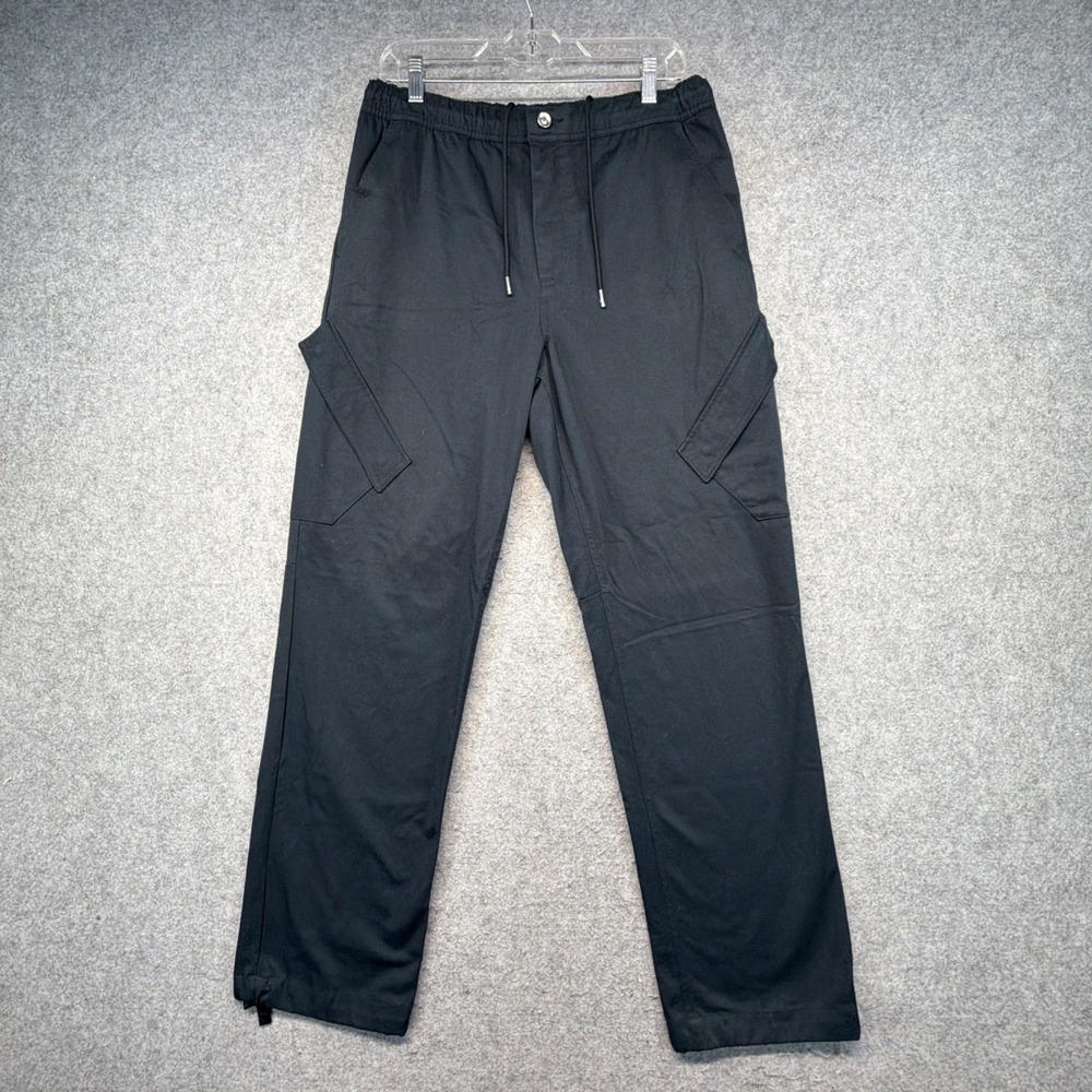 Air Jordan Essentials Chicago Pants Men Medium Black Nike Flight Cargo Jumpman